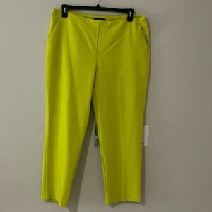 Rachel Zoe Yellow Straight Leg Pants